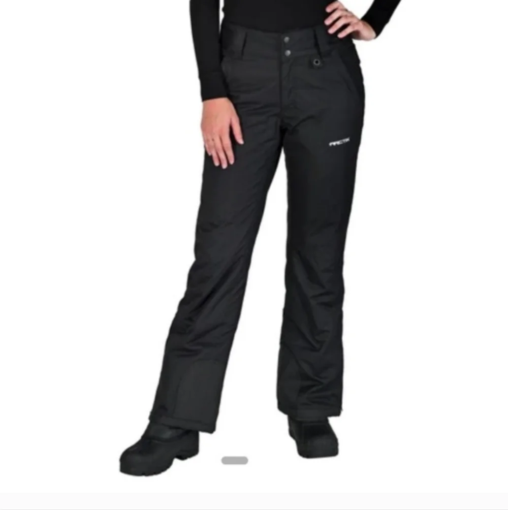 Arctix Women's Black Snow Pants - Picture 1 of 7